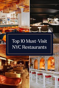 the top 10 must - visit restaurants in nyc, new york and other us cities