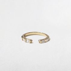 Willow · Eliette Timeless 14k Gold Stackable Rings With Baguette Cut, 14k Gold Stackable Rings With Baguette Cut Diamonds, Modern Gold Stackable Rings With Baguette Cut, Modern Gold Baguette Cut Stackable Rings, Stackable 14k Gold Baguette Cut Diamond Ring, 14k Gold Baguette Cut Stackable Rings, 14k Yellow Gold Stackable Rings With Baguette Diamonds, Low Profile Engagement Rings, Plain Bands