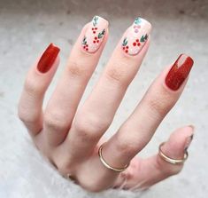 Nail Noel, Christmas Nails Acrylic, Nail Swag, Chic Nails, Valentine's Day Nails