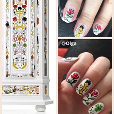 Moooi-inspired nail art. Enamel Pins, Nails, Design, Art