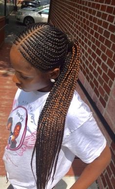 Braids Ponytail Hairstyles, Corn Row, Ghana Weaving, Braids Ponytail, Twisted Hair, Braided Ponytail Hairstyles, Feed In Braid, Beautiful Braids, Girls Braids