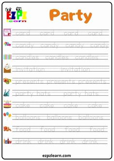 free printable handwriting worksheet for kids