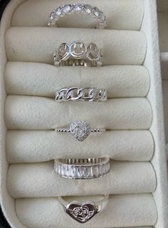 Evry Jewels silver rings Evry Jewels Rings Silver, Trendy Rings Silver, Beautiful Silver Jewelry, Silver Jewellery Aesthetic Rings, Cute Rings Aesthetic Silver, Evry Jewels Ring, Jewelry Accessories Rings Silver, Silver Aesthetic Rings, Dream Jewelry Rings