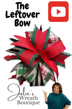 If you want to start making your own bows, this is the tutorial for you. Julie will show you step by step in her youtube tutorial just how easy it is to make bows by hand. Not only will you find out how to make the leftover bow with all your different ribbon, you will also learn how to make 4 other bows. Click the link and get ready for this upcoming holiday season!
#youtubetutorial #julieswreathboutique #easybow #bowmaking #handmadebows How To Make Loopy Bows, Large Bows How To Make A, Easy Bows, Loopy Bow, Make Bows, Bows For Sale, Wreaths For Sale, Bows Diy Ribbon, Bows Diy