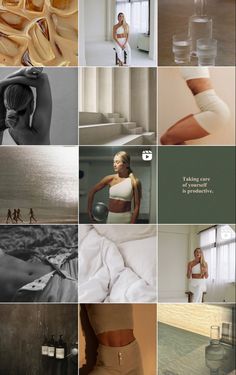 Light Minimalist Aesthetic, Yoga Social Media, Pilates Branding, Feminine Yoga, Female Exercise, Tone Workout