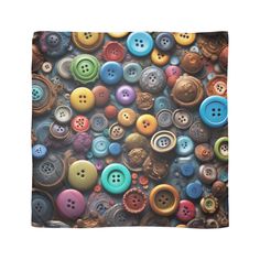 Microfiber polyester silky scarf with a slightly transparent effect. Vivid one side print, visible on the reverse. Button Scarf, Multicolor Rondelle Polished Beads, Gems, And Cabochons, Silky Scarf, Multi Color, For Sale, Color