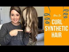 How To Curl Synthetic Hair Extensions, How To Curl Synthetic Hair, Curling Synthetic Hair, Curl Synthetic Hair, Home Made Beauty Products, Aesthetic Surgeon, Magic Ideas