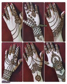 henna designs for hands and feet are very easy to do with the brides