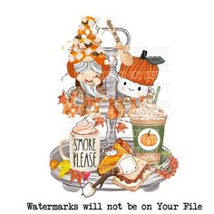 watermarks will not be on your file, but fall is in the air