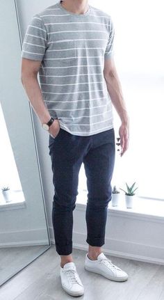 Tshirt And Jeans Outfit Men, Menswear Outfits, Tee Shorts, Mens Summer Outfits, Vans Converse, Mens Casual Outfits Summer, Trendy Mens Fashion, Men Fashion Casual Shirts, Stylish Men Casual