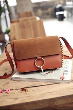 Chic Leather and Suede Shoulder Bag Handbag – sunifty Minimalist Bag, Chic Leather, Classic Handbags, Chloe Faye, Cath Kidston, Purses Designer, Hand Bags, Handbags On Sale, Beautiful Hand