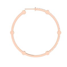 Bold but surprisingly light, our Large Cage Hoops bring a modern twist to a classic. Each hoop is encrusted with hand-set white diamonds on the front face. Available in 14K yellow, rose or white gold. Measurements 1.25 ctw Approx. 2" diameter 14K Rose Gold with White DiamondsMade in Los Angeles Luxury Rose Gold Hoop Earrings With Single Cut Diamonds, Rose Gold Hoop Earrings With Single Cut Diamonds, Rose Gold Diamond Hoop Earrings With Single Cut Diamonds, Rose Gold Hoop Diamond Earrings With Prong Setting, Rose Gold Diamond Hoop Earrings With Prong Setting, Rose Gold Hoop Earrings With Brilliant Cut Diamonds, Rose Gold Hoop Diamond Earrings, Rose Gold Diamond Hoop Earrings With Brilliant Cut, Rose Gold Hoop Earrings With Prong Setting