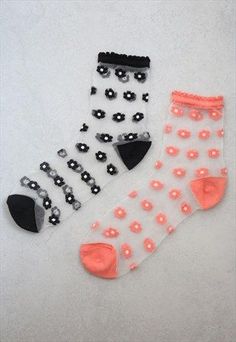 Socks Packaging, Scallop Top, Stylish Socks, Leggings And Socks, Funny Socks, Happy Socks