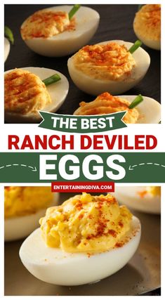 the best ranch deviled eggs