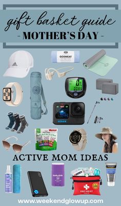 the ultimate gift guide for mother's day is on display in this postcard