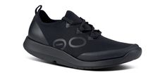 Please note: OOFOS recommends buying half a size up in this style. The OOmg Sport LS is an Active Recovery shoe built for a highly active day. Designed on the same foundation of OOfoam™ technology and patented footbed geometry as other OOFOS models. The midsole of the OOmg Sport LS is accentuated by a tapered sidewall, paired with our unique 4-way stretch FibreFlex upper that forms to your every move. The LS takes our athlete-inspired OOmg Sport and adds an integrated Lacing System, allowing for Active Recovery, Shoe Black, Black Shoes, Foundation, Gift Ideas, Heels, Black, Pai