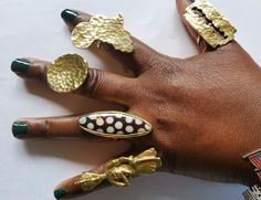 Combination Dresses, Rings Hand, Brass Rings, Skirt Jumpsuit, Brass Ring, African Wear, S B, Raw Brass, Kenya