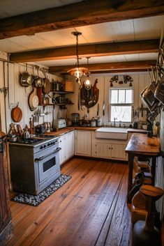 the kitchen is clean and ready for us to use as a place where we can cook