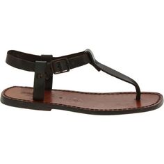 Brown T-strap Sandals With Leather Sole, Brown T-strap Toe Ring Sandals With Leather Sole, Brown T-strap Toe Ring Sandals, Mens Thong Sandals, Toe Loop Sandals, Mens Leather Sandals, Leather Thong Sandals, Mens Leather, Dark Brown Leather