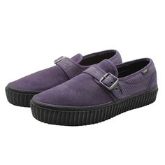 VANS Style 46 Billys Creeper Unisex Shoes with Buckle Color: Purple / Purple Snake/Animal Material: Suede Style No.: 721356 U.S. Size: 11.5 M & 13 W UK 11 EUR 45.5 Condition: Very Good Always Adding More! Snake Purple, Purple Snake, Suede Style, Vans Style, Suede Fashion, Black Gums, Men's Vans, Unisex Shoes, Purple Velvet