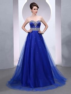 Blue Wedding Dress Tulle Backless Strapless Sweetheart Neckline Train Bridal Gown Strapless Sweetheart Neckline Dress With Sweep Train For Prom, Sweetheart Neckline Ball Gown For Debutante Ball And Prom, Sweetheart Neckline Tulle Gown For Prom, Tulle Evening Dress With Sweep Train And Sweetheart Neckline, Strapless Tulle Evening Dress With Sweep Train, Strapless Gown With Sweep Train For Debutante Ball, Tulle Ball Gown With Sweetheart Neckline For Prom, Sweetheart Neckline Tulle Ball Gown For Prom, Quinceanera Gown With Sweep Train And Sweetheart Neckline