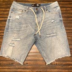 Nwot Color Is A Denim Light Wash Picture Is Of Exact Product. Smoke Free And Pet Free Please Feel Free To Contact If You Have Any Questions So That I May Further Assist You. Urban Style Light Wash Bottoms For Summer, Casual Light Wash Shorts For Streetwear, Urban Medium Wash Cotton Shorts, Urban Style Cotton Shorts In Medium Wash, Urban Style Medium Wash Cotton Shorts, Urban Medium Wash Denim Shorts, Urban Style Medium Wash Denim Shorts, Urban Style Medium Wash Shorts For Summer, Mens Shorts