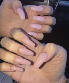 Long Pink Nails, Acrylic Nails Natural, Occasion Nails, Pedicure Manicure, Design Nails, Designs Nail, Nail Nail, Design Nail