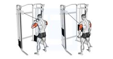 a man is doing exercises on the pull - ups machine with an orange ball in his hand