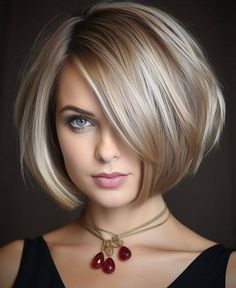 14 Flattering Bob Haircuts for Round Faces Short Summer Haircuts, Chin Length Haircuts, Summer Haircuts, Chin Length Hair, Short Bob Haircuts, Short Hair Haircuts, Short Hair With Layers, Short Bob Hairstyles, Hair Color Trends