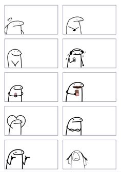 the instructions for how to draw an avatar in cartoon form, with different facial expressions