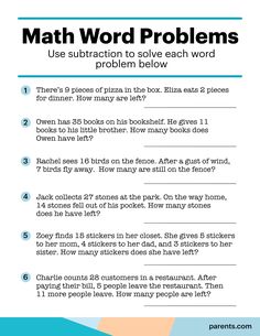 a poster with the words, math word problems and instructions for students to use them