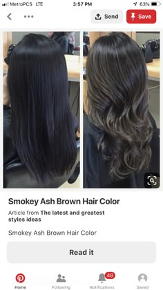 Pelo Ondulado Natural, Black Hair Balayage, Beauty Hair Color, Brown Hair Looks, Brown Hair Inspo, Brunette Hair With Highlights, Balayage Hair Dark, Brunette Balayage Hair, Brown Hair Balayage