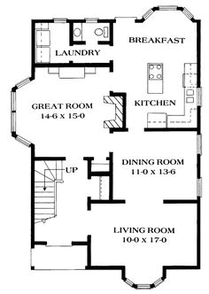 the floor plan for this house