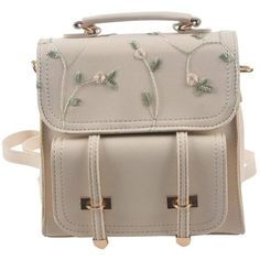 Buy Fashion School Backpack Teenage Girls Leather Women Shoulder Bag Backpack Floral Embroidery Design for only $49.99 at Julie bags! Spring Travel Shoulder Bag With Embroidery, Embroidered Shoulder Bag For Travel In Spring, Spring Embroidered Shoulder Bag For Travel, Travel Embroidered Beige Shoulder Bag, Embroidered Beige Shoulder Bag For Travel, Embroidered Beige Satchel For Everyday Use, Travel Shoulder Bag With Floral Embroidery, Embroidered Satchel For Everyday Use, Floral Embroidered Satchel Bag For Everyday