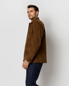 The chore jacket is the latest addition to our casual outerwear lineup. They originated in 19th century France to be worn while knocking out day-to-day work (hence the name) and we haven’t strayed far from the original — clean patch pockets at the front, an easy fit through the body, and horn buttons. This one's made up in an Italian corduroy that will transition perfectly into the cooler months. Lightweight, layering-friendly, and versatile as all get-out. 19th Century France, Casual Outerwear, Tuxedo Shirts, Chore Jacket, Day Work, Suit Separates, Boots And Sneakers, Sweaters And Jeans, Sports Jacket