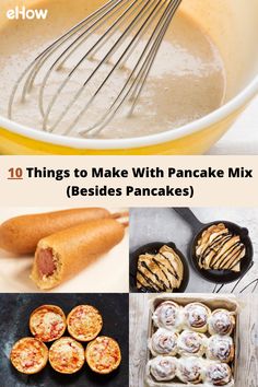 the top ten things to make with pancake mix besides pancakes and other desserts