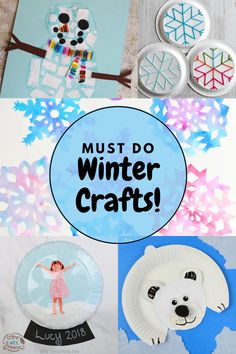 winter crafts for kids to make with paper plates