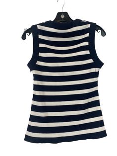 Brand: ACT Style: TOP SLEEVELESS Color: BLACK & WHITE Size: S SKU: 186-186299-4298 CONDITION: GENTLY USED Striped Stretch Tank Top, Striped Sleeveless Stretch Top, Stretch Sleeveless Striped Top, Sleeveless Striped Stretch Tops, Navy Stretch Tank Top, Striped Tank Top Vest, Striped Tank Top With Vest Detail, Navy Sleeveless Stretch Top, Navy Sleeveless Vest Top