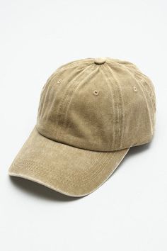 Introducing the Plain Cap, a versatile and stylish addition to any outfit. With its vintage distressed style and adjustable strap, it offers a perfect fit for all heads and hair types. Made from high-quality, lightweight cotton, this cap is both comfortable and durable. Perfect for everyday wear and accessorizing with a ponytail or messy bun. Height: 4.75" Brim: center 2.75" Circumference: 22" Material: 100% cotton. Plain Caps, Wash Baseball Cap, A Pony, Graphic Tee Dress, Sunglass Chain, Loose Fitting Tops, Steel Necklace, Color Calibration, Tee Dress