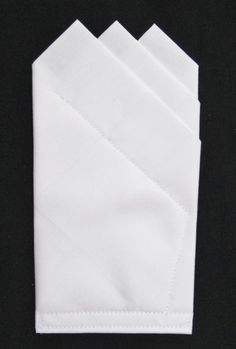 This is a custom made pre-folded and sewn in place white  cotton blend pocket square for a man's suit like the picture. The men who have used them just love them.  It is so easy to just slip it in your suit pocket....no hassle class Try this one...you will love it.   If you are looking for a special color or style let me know.  Notice the reasonable shipping. Classic White Handkerchiefs For Business, Classic Cotton Handkerchiefs For Formal Occasions, Classic Cotton Formal Handkerchiefs, Pocket Square Folds, Handkerchief Men, Pocket Squares, Kurta Designs, Tie Accessories, Suit And Tie