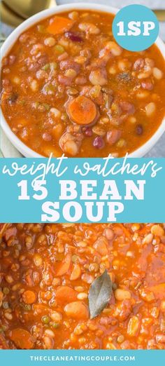 the best bean soup recipe that is so easy to make and it's perfect for cold weather