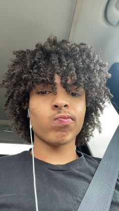 Brown Eyes Boy, Dark Haired Boy, Curly Heads, 4a Natural Hair, 3c Natural Hair, 3b Hair