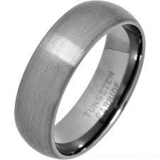 men's wedding band with brushed finish