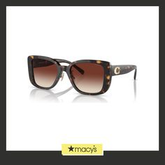 in stock Coach Sunglasses Women, Classic Brown Coach Sunglasses, Luxury Modern Coach Sunglasses, Luxury Tortoiseshell Sunglasses With Glass Lenses, Coach Brown Tinted Sunglasses, Luxury Tortoiseshell Polarized Sunglasses, New York Vibes, Female Eyes, Detail Shop