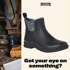 Molded from sole to ankle in durable rubber, Women's Duluth Rain Boots feature cushy neoprene and comfort-padded insoles to cradle your feet. Rain Boots, Boots