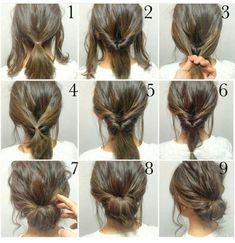 25 coiffures simplissimes pour tous les jours Tutorial Chignon, Easy Formal Hairstyles, Easy Updo, Prom Hairstyle, Formal Hair, Guest Hair, Hairstyle Tutorials, Layered Hairstyles, 2024 Prom