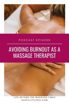 Massage therapists are passionate about their careers, but this can sometimes lead to working too much and not taking enough time for self-care. This can lead to burnout and feeling like we don't have a life outside of work. In this podcast episode, we discuss how to set boundaries and avoid burnout as a massage therapist. Massage Therapist Career, Working Too Much, Avoid Burnout, Set Boundaries, Fitness Business, Wellness Business, Massage Table, A Massage, Private Practice