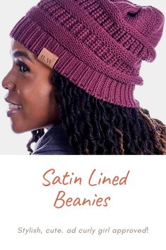 Winter Slouchy Cap, Curly Hair Winter Hat, Winter Slouchy Bonnet Beanie, Slouchy Beanie For Fall, One Size, Slouchy Beanie For Winter, One Size, Black Bloggers, Healthy Natural Hair, Winter Hats Beanie, Best Blogs