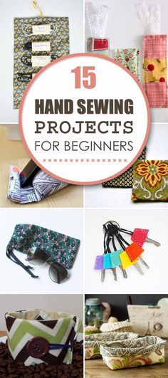 hand sewing projects for beginners that are easy to make and great for beginners