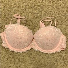 New Without Tags In Perfect Condition Looks Similar To The Picture Just Light Pink And Double Straps! Pink Bras, Candle Pedestal, Girl Shopping, Lacy Bra, Pink Lace Bra, Pink Lace Bralette, Pink Bralette, Cute Bras, Beautiful Bra